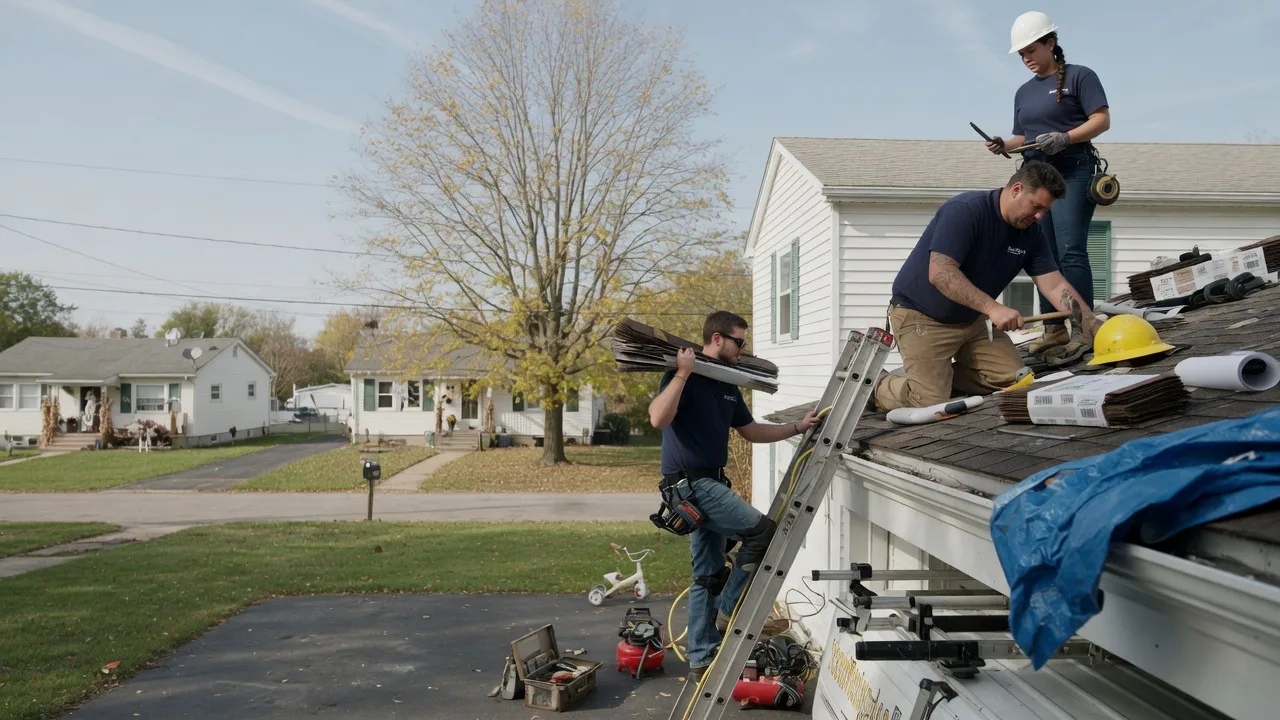 Local Roofing Contractors in Irving, IL near me